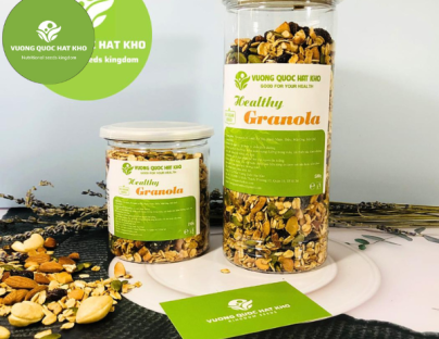 NGŨ CỐC GRANOLA CAO CẤP - ĂN SÁNG DINH DƯỠNG TIẾT KIỆM THỜI GIAN